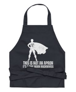 Men’s BBQ Apron – A Superhero Cape on Backwards