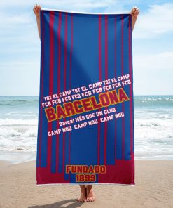 FC Barcelona Beach Towel