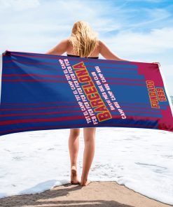 FC Barcelona Beach Towel