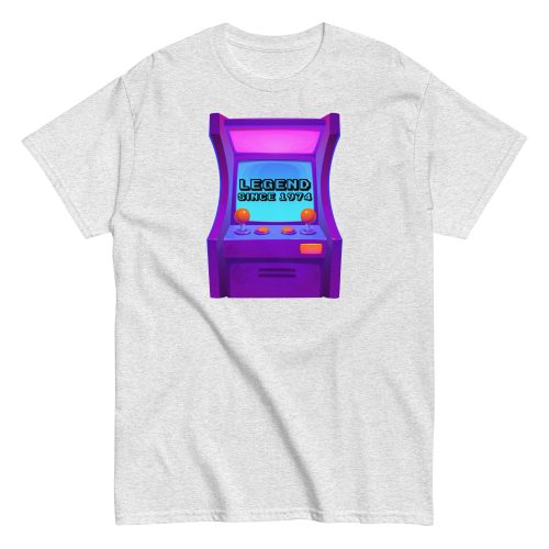 1974 Birthday T-shirt Legend Since 1974 Retro Arcade T-shirt