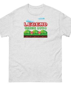 Retro Video Gaming 1974 Birthday T-shirt Legend Since 1974