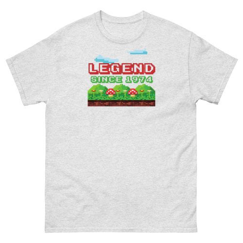 Retro Video Gaming 1974 Birthday T-shirt Legend Since 1974