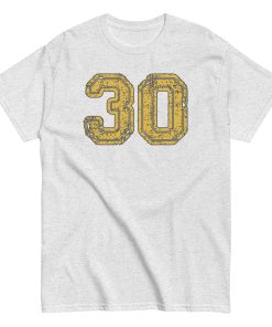 30 T-shirt 30th Birthday Gift T-shirt With College Style Lettering