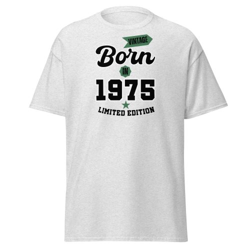 Born In 1975 T-shirt Vintage Limited Edition 75 Birthday T-shirt
