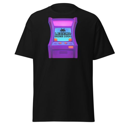 1984 Birthday Gift Legend Since 1984 Retro Arcade Game T-shirt