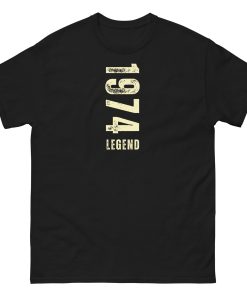 1974 Legend Birthday T-shirt for Born In 1974