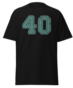 40 T-shirt 40th Birthday T-shirt College Style