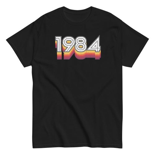 Retro 80’s Style 1984 T-shirt 40th Birthday T-shirt