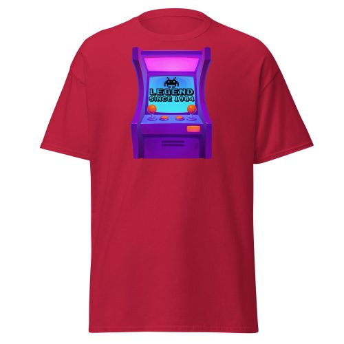 1984 Birthday Gift Legend Since 1984 Retro Arcade Game T-shirt