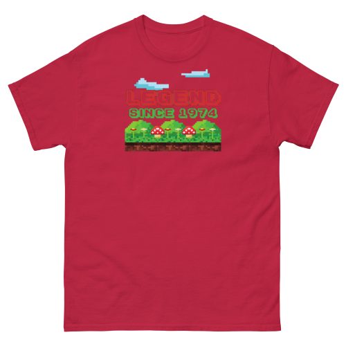 Retro Video Gaming 1974 Birthday T-shirt Legend Since 1974