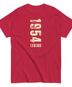 1954 Legend 70th Birthday T-shirt for Born In 1954