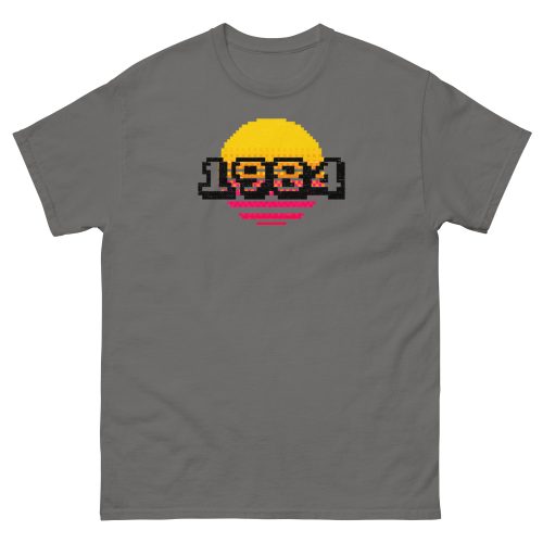 1984 Birthday T-shirt Retro Arcade Sunset