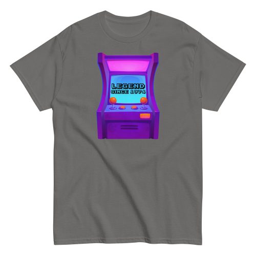 1974 Birthday T-shirt Legend Since 1974 Retro Arcade T-shirt