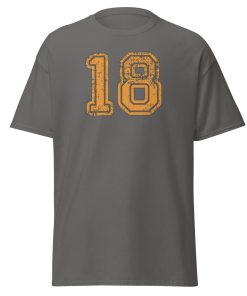 18th Birthday T-shirt Charcoal