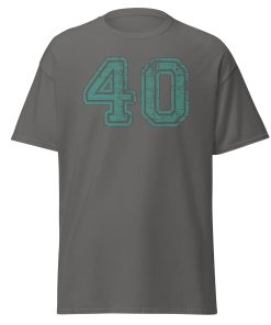 40 T-shirt 40th Birthday T-shirt College Style
