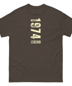 1974 Legend Birthday T-shirt for Born In 1974