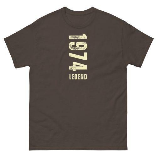 1974 Legend Birthday T-shirt for Born In 1974