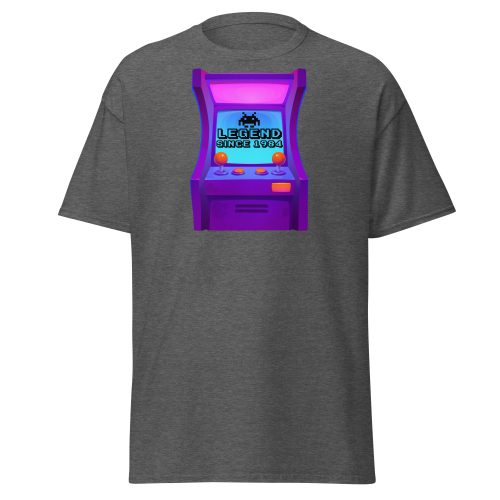 1984 Birthday Gift Legend Since 1984 Retro Arcade Game T-shirt