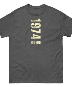 1974 Legend Birthday T-shirt for Born In 1974