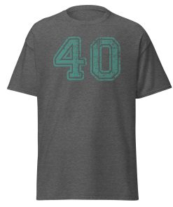 40 T-shirt 40th Birthday T-shirt College Style