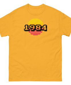 1984 Birthday T-shirt Retro Arcade Sunset