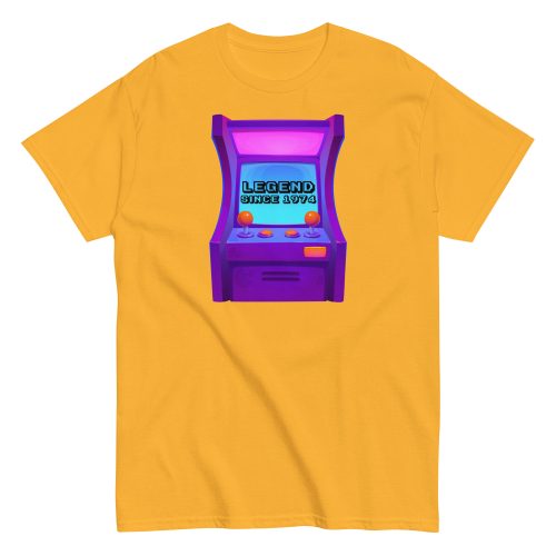 1974 Birthday T-shirt Legend Since 1974 Retro Arcade T-shirt