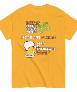 Funny Beer T-shirt Beer is Salad & Water T-shirt