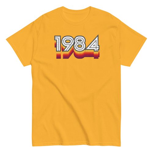 Retro 80’s Style 1984 T-shirt 40th Birthday T-shirt