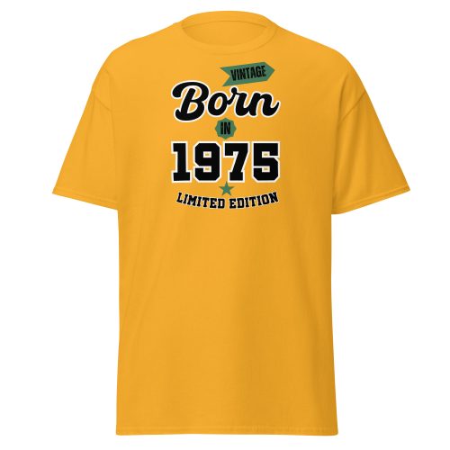 Born In 1975 T-shirt Vintage Limited Edition 75 Birthday T-shirt