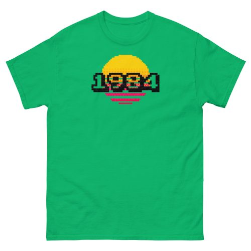 1984 Birthday T-shirt Retro Arcade Sunset