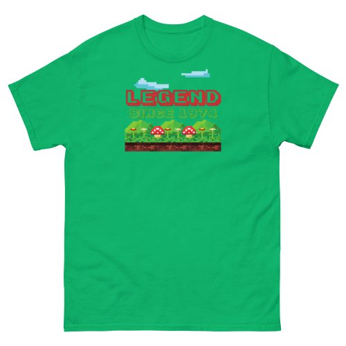 Retro Video Gaming 1974 Birthday T-shirt Legend Since 1974