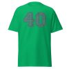 40 T-shirt 40th Birthday T-shirt College Style