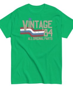 Vintage 84 All Original Parts T-shirt 40th Birthday 1984 Gift