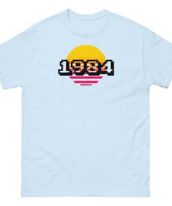 1984 Birthday T-shirt Retro Arcade Sunset