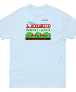 Retro Video Gaming 1974 Birthday T-shirt Legend Since 1974