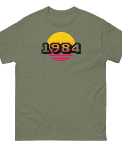 1984 Birthday T-shirt Retro Arcade Sunset