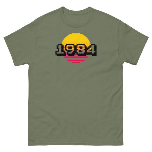 1984 Birthday T-shirt Retro Arcade Sunset