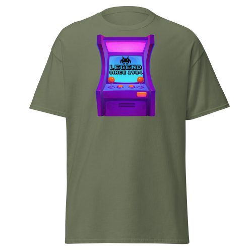 1984 Birthday Gift Legend Since 1984 Retro Arcade Game T-shirt