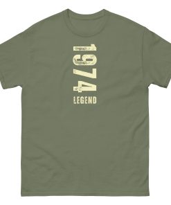 1974 Legend Birthday T-shirt for Born In 1974