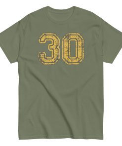 30 T-shirt 30th Birthday Gift T-shirt With College Style Lettering