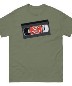 VHS And Chill T-shirt VHS Tape T-Shirt for Old Man