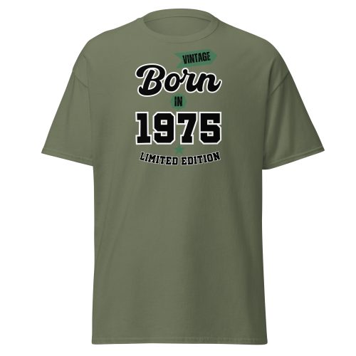 Born In 1975 T-shirt Vintage Limited Edition 75 Birthday T-shirt