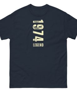 1974 Legend Birthday T-shirt for Born In 1974