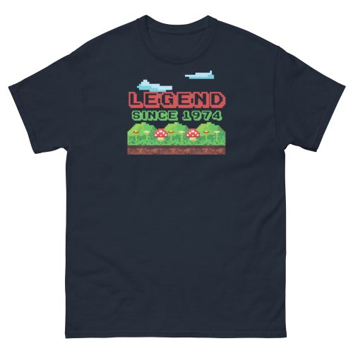 Retro Video Gaming 1974 Birthday T-shirt Legend Since 1974