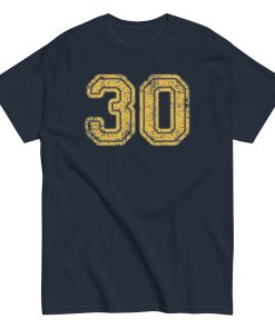 30 T-shirt 30th Birthday Gift T-shirt With College Style Lettering