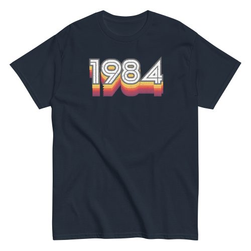 Retro 80’s Style 1984 T-shirt 40th Birthday T-shirt