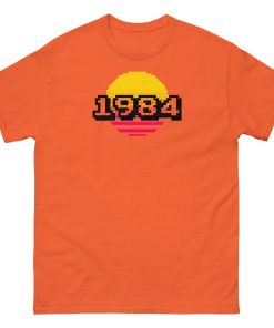 1984 Birthday T-shirt Retro Arcade Sunset