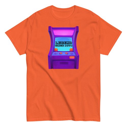 1974 Birthday T-shirt Legend Since 1974 Retro Arcade T-shirt