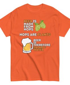 Funny Beer T-shirt Beer is Salad & Water T-shirt