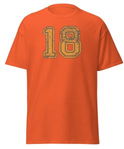 18th Birthday T-shirt Orange